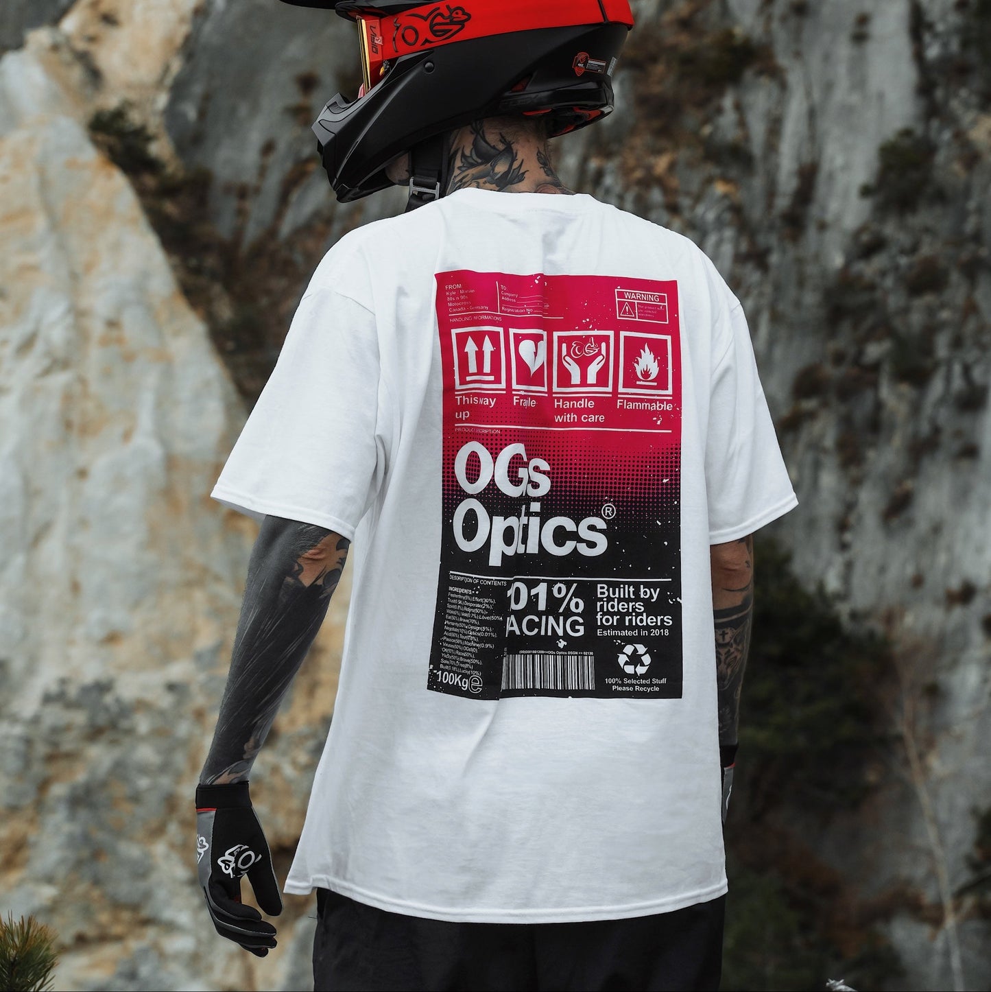 Funky Flight (white) - Regular T-Shirt (200GSM)