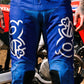 Motocross-Hose Deep Flow getragen auf der Strecke