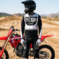 Motocross-Jersey Blackout getragen auf der Strecke