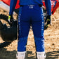 Motocross-Hose Deep Flow getragen auf der Strecke
