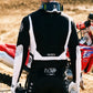 Motocross-Jersey Blackout getragen auf der Strecke
