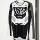 Motocross-Jersey Blackout getragen auf der Strecke