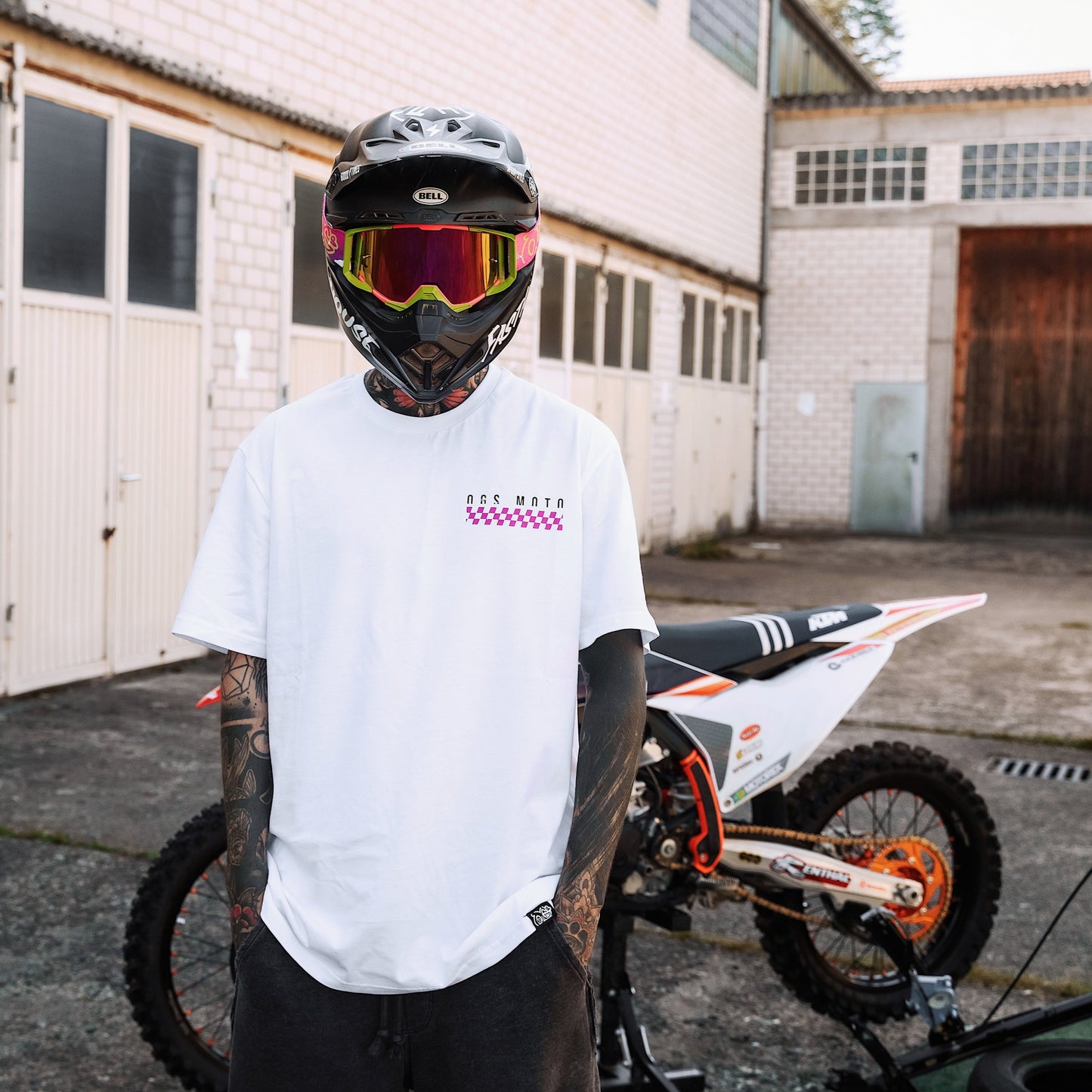 Ride In Style Tee (white) - Regular T-Shirt (200GSM)