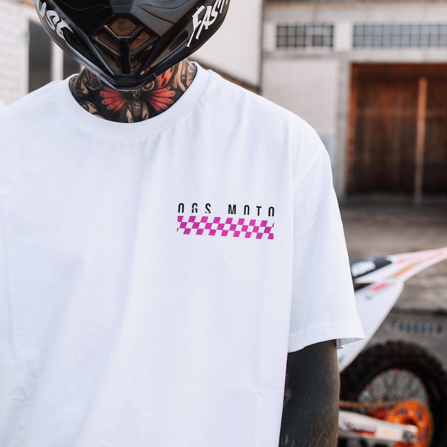 Ride In Style Tee (white) - Regular T-Shirt (200GSM)