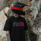 Flamingo (black) - Regular T-Shirt (200GSM)