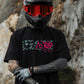Flamingo (black) - Regular T-Shirt (200GSM)