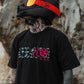 Flamingo (black) - Regular T-Shirt (200GSM)