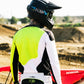 Motocross-Jersey Solar Flare getragen auf der Strecke