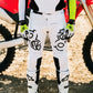 Motocross-Hose Solar Flare getragen auf der Strecke